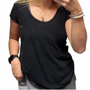 James Perse Black Short Sleeve Tee